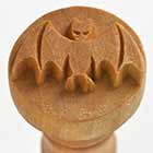 MKM Bat 2.5cm wood stamp